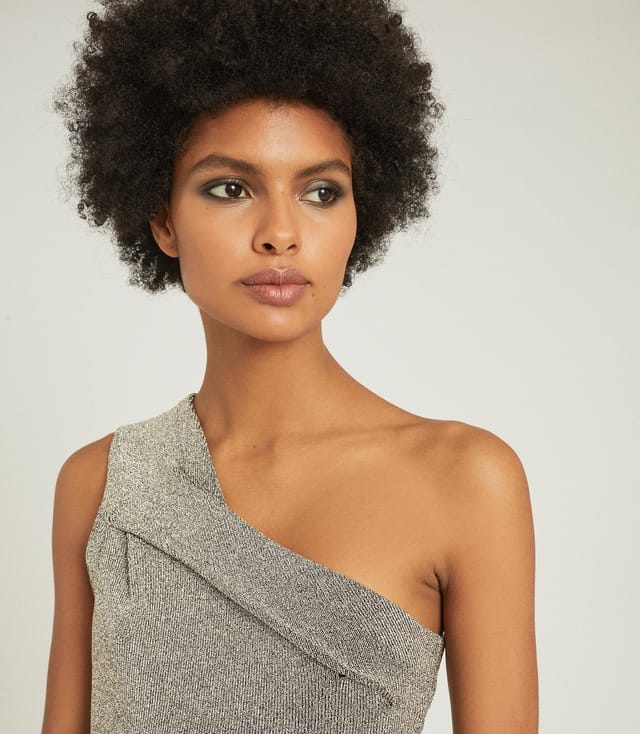 Rss Lordes Metallic Mini Dress