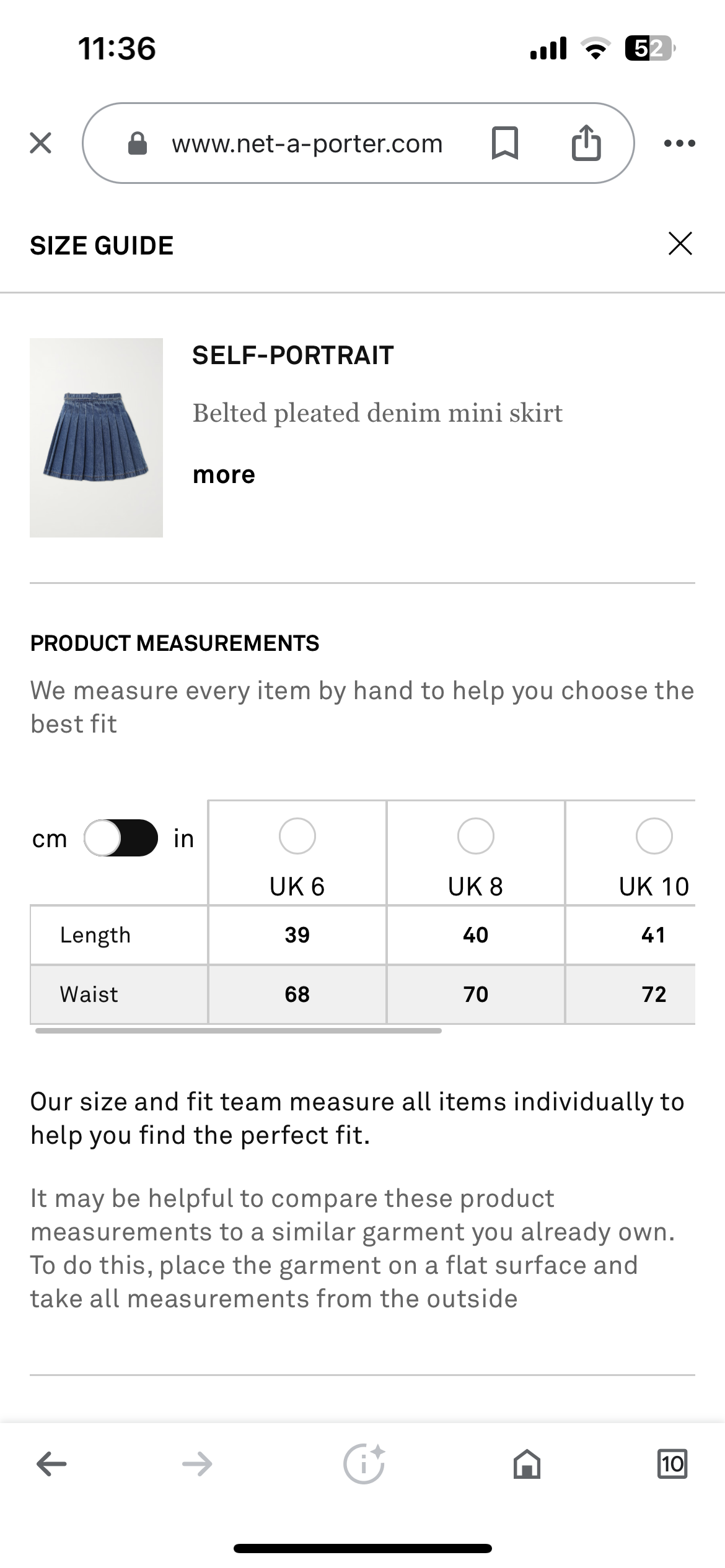SP Belted Pleated Denim Mini Skirt