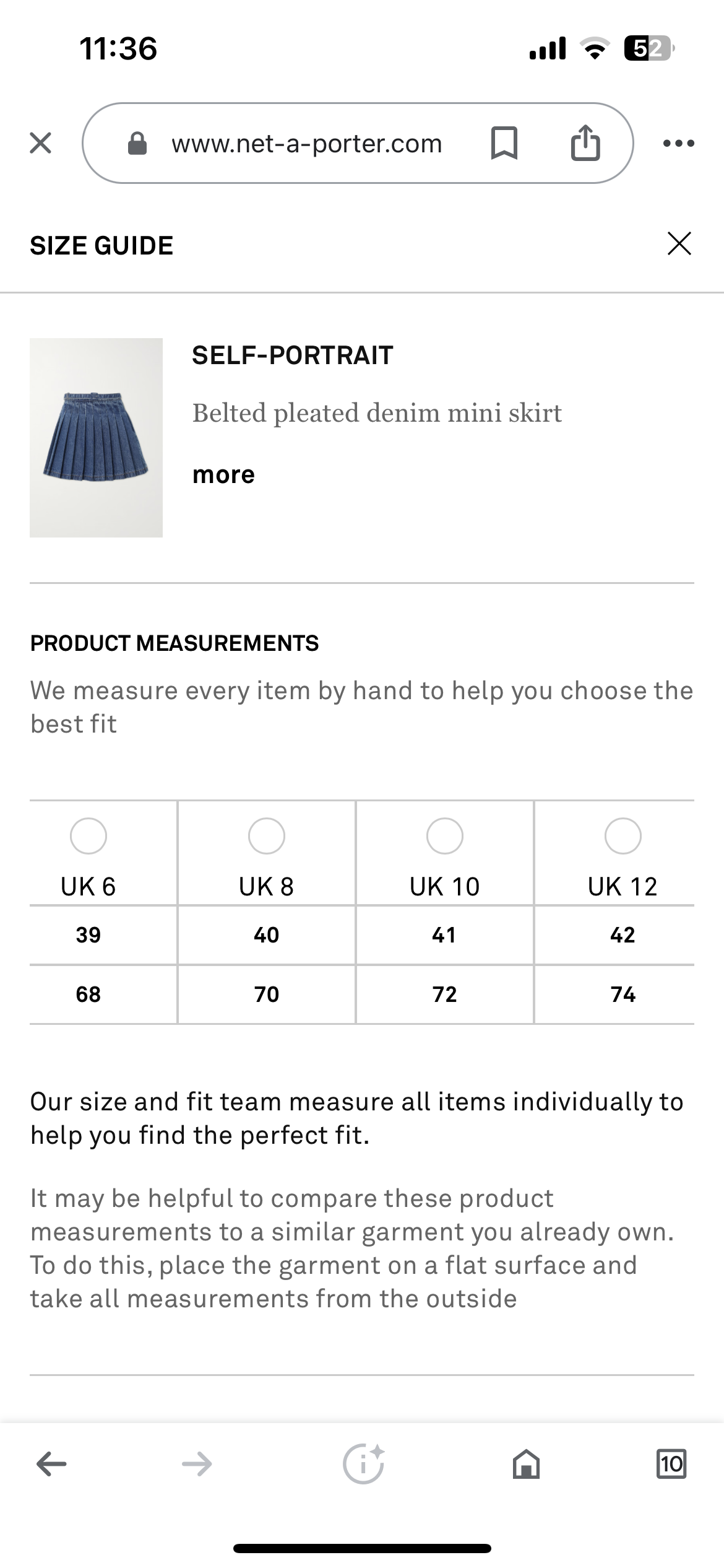 SP Belted Pleated Denim Mini Skirt