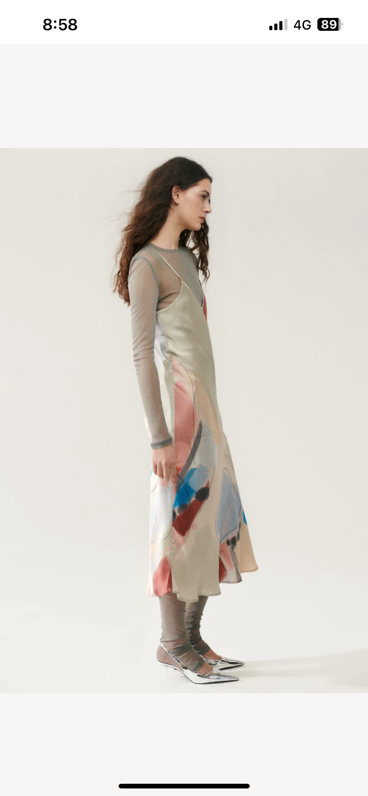 SL 90s Slip Midi Dress