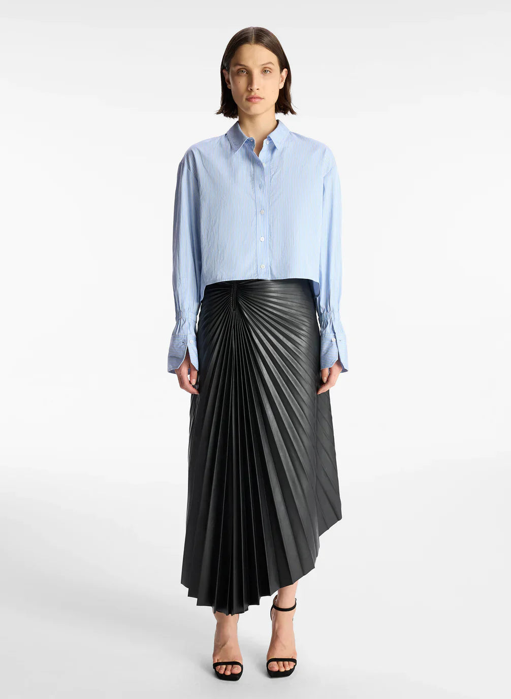 ALC Tracy Vegan Leather Skirt