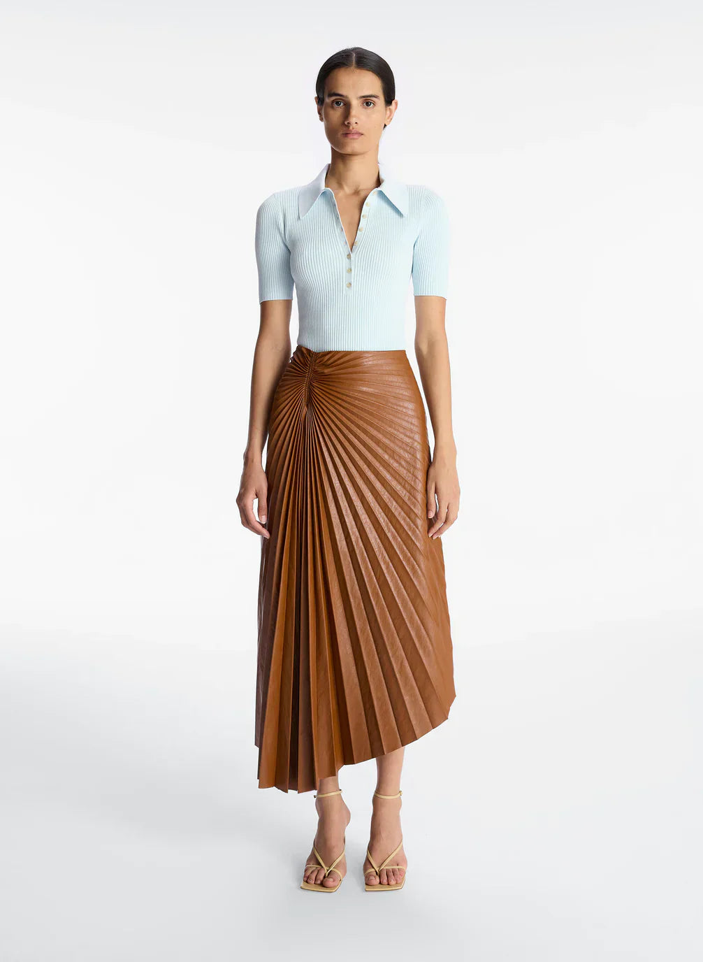 ALC Tracy Vegan Leather Skirt
