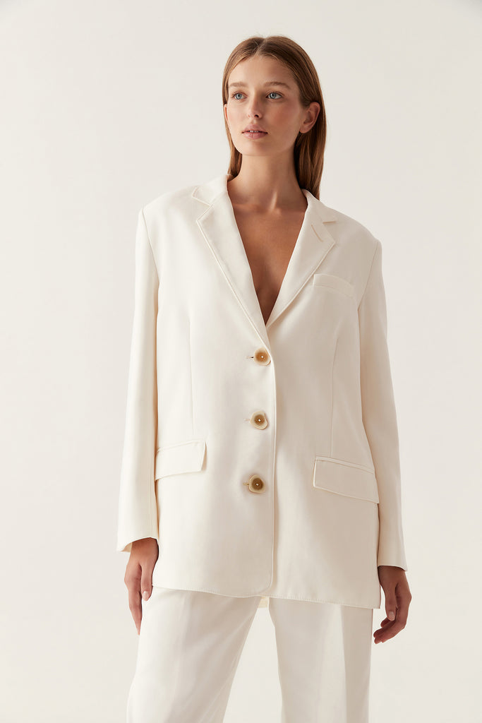 Aj Phantom Boyfriend Blazer and Tailored Pants Set