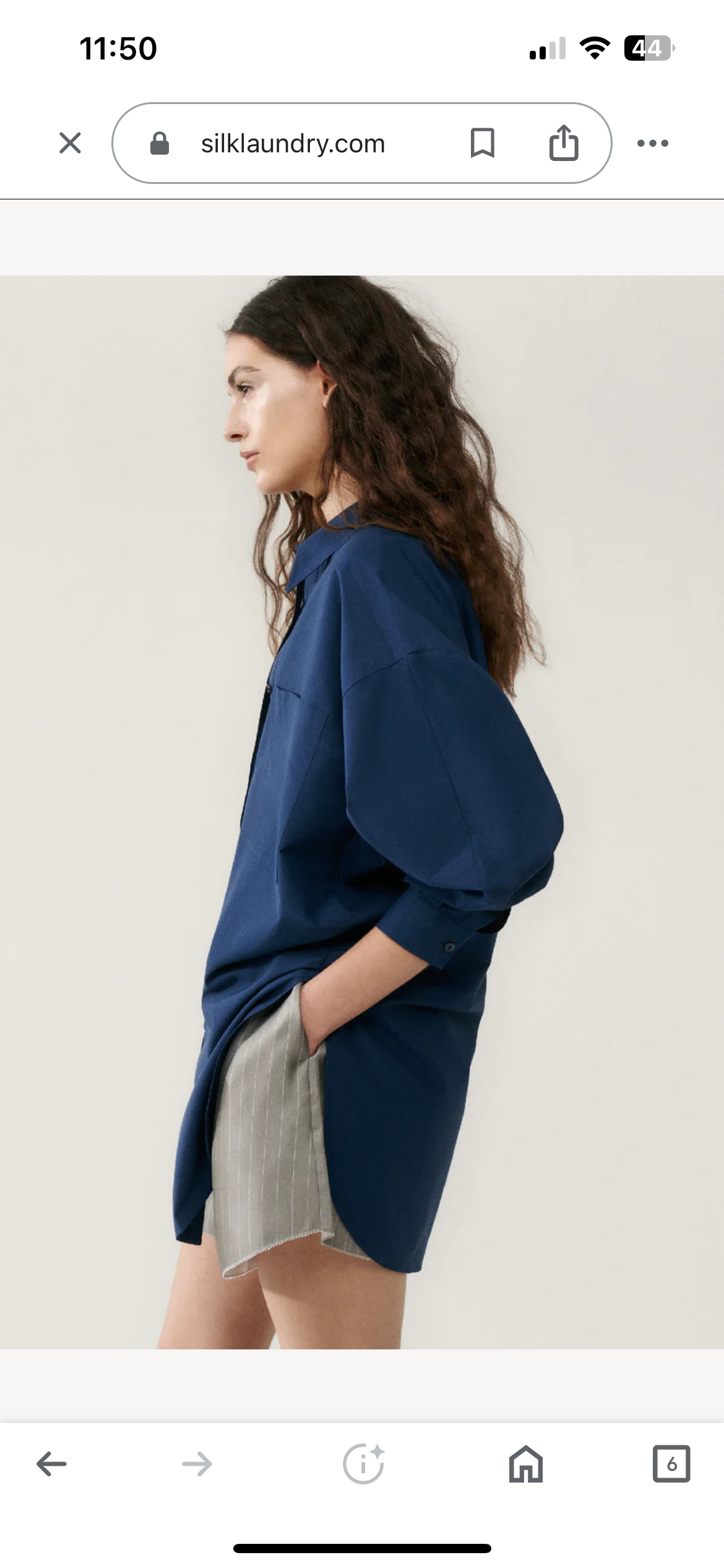 SL Cotton Silk Round Shirt