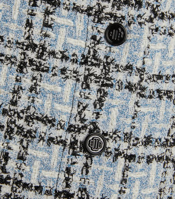 Mj Jizuli Check Tweed Mini Skirt