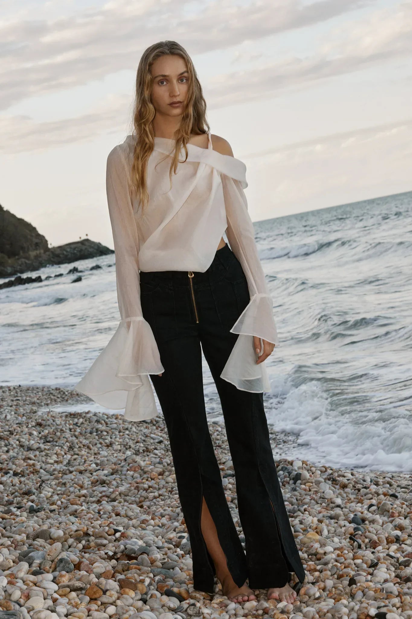 Aj Edith Draped Top