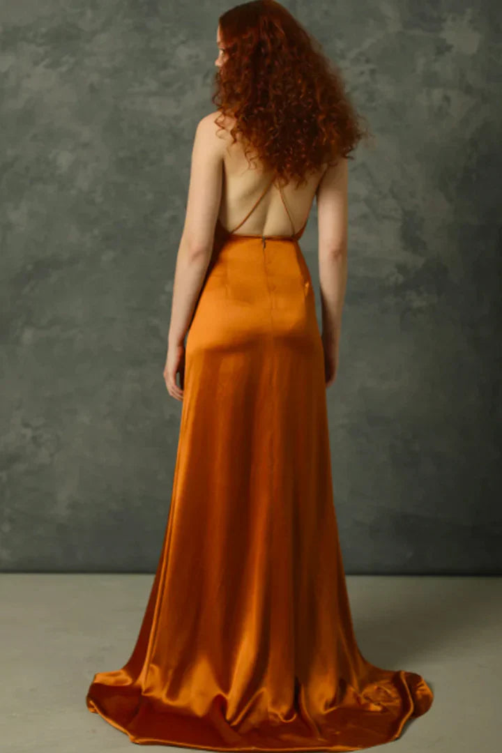 SL Huda Satin Maxi Dress