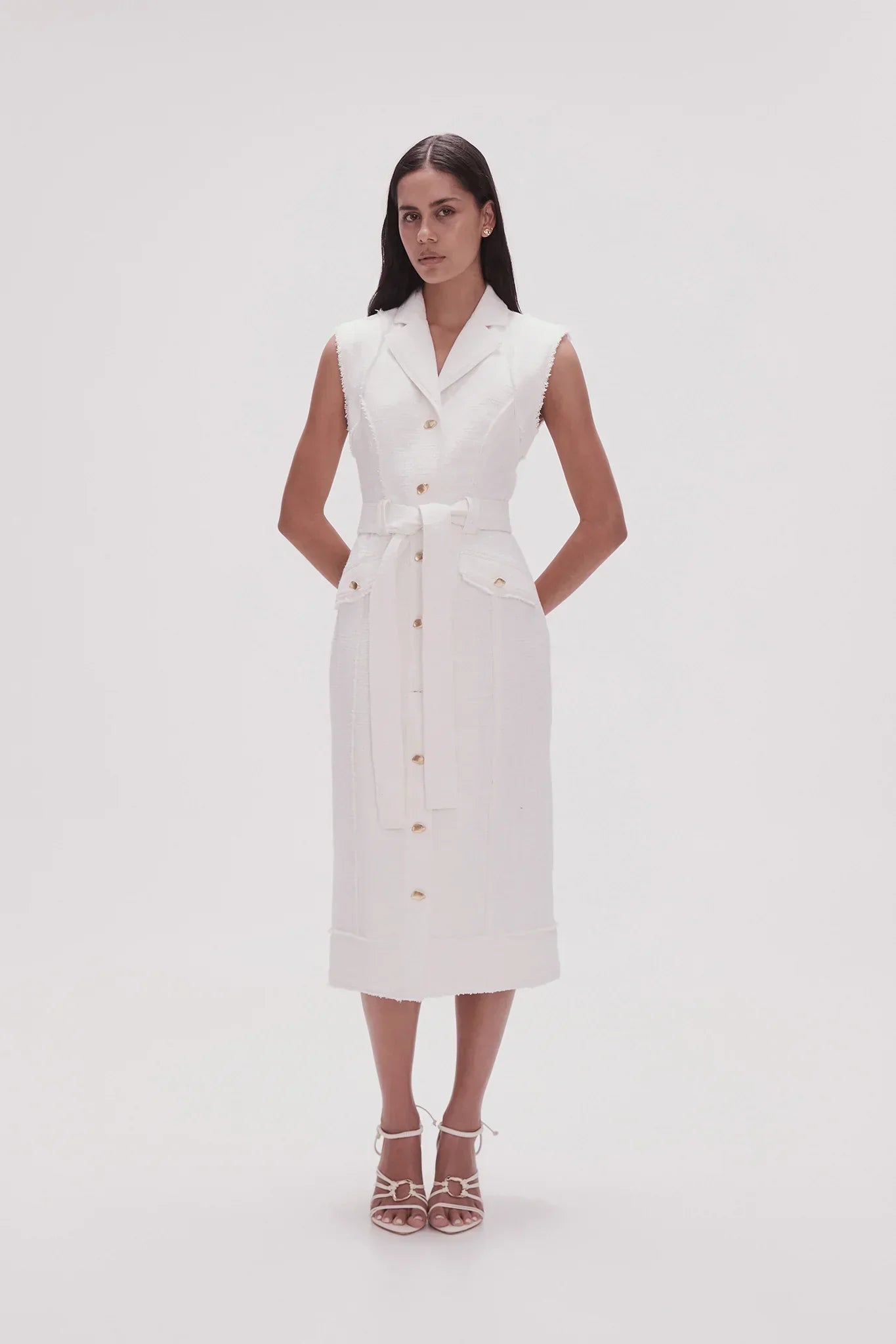 Aj Isabel Utility Midi Dress