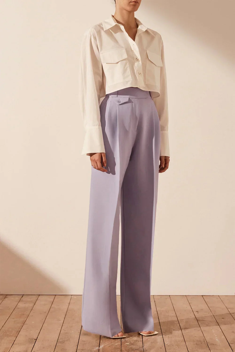 SJ Mareva Patch Crop Shirt