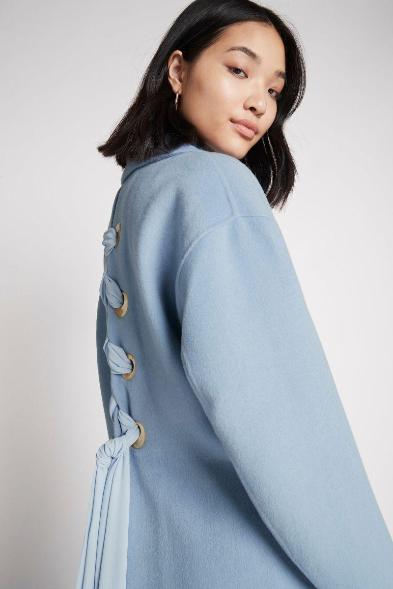 Aj Virtuous Eyelet Coat