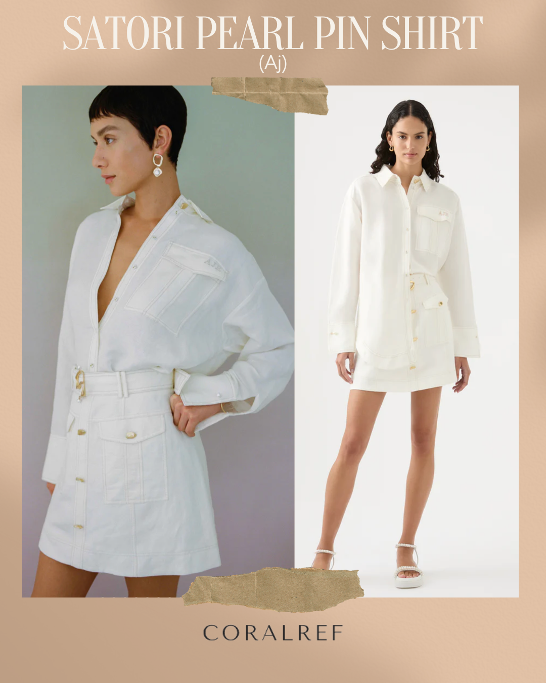 Aj Satori Pearl Pin Shirt
