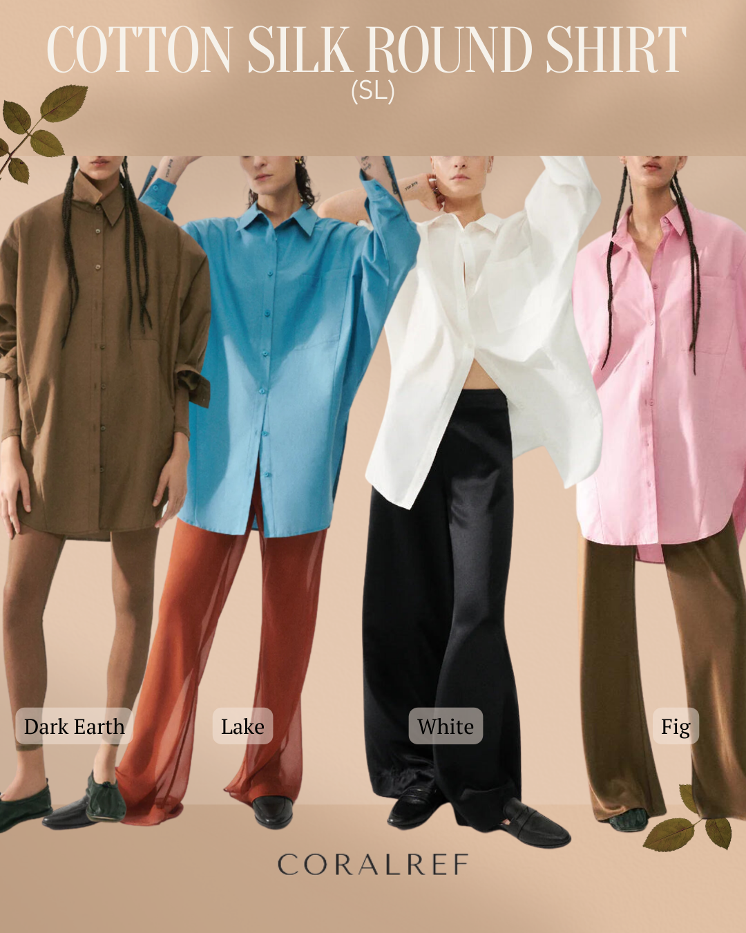 SL Cotton Silk Round Shirt