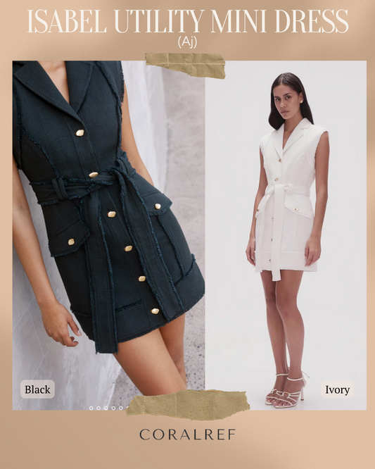 Aj Isabel Utility Mini Dress