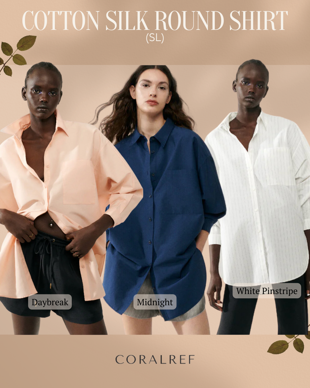 SL Cotton Silk Round Shirt
