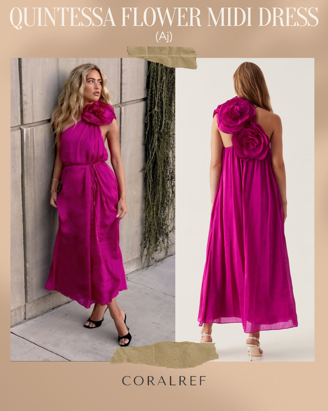 Aj Quintessa Flower Midi Dress Aj Quintessa Flower Midi Dress