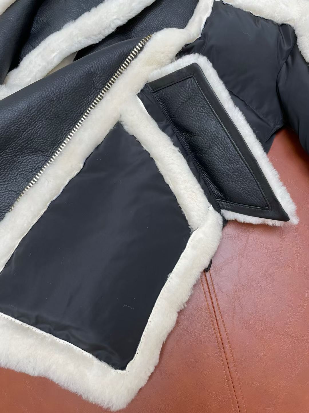 NB Garnier Shearling Puffer Jacket