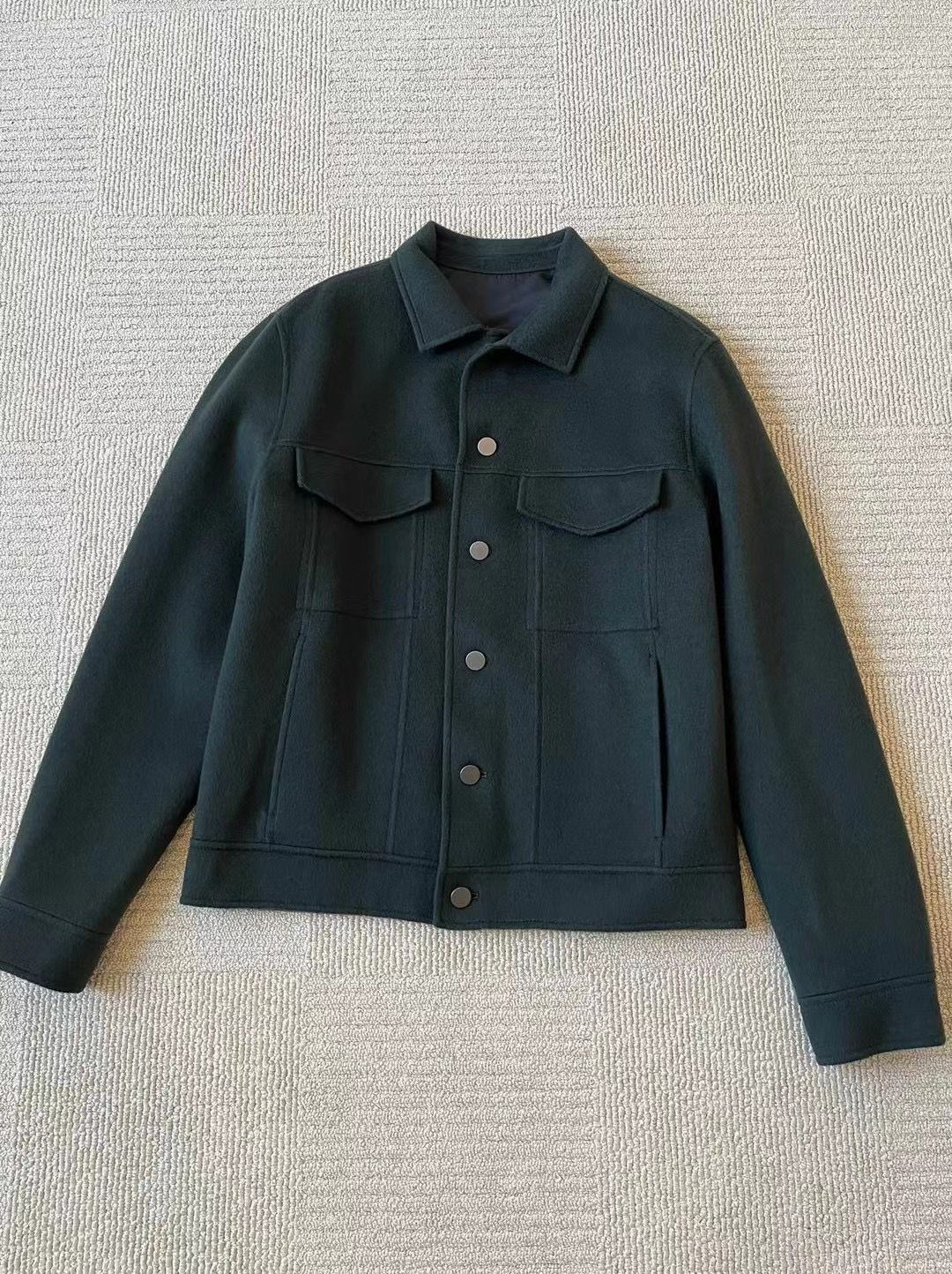 Thry Double Face Wool Cashmere Shirt Jacket