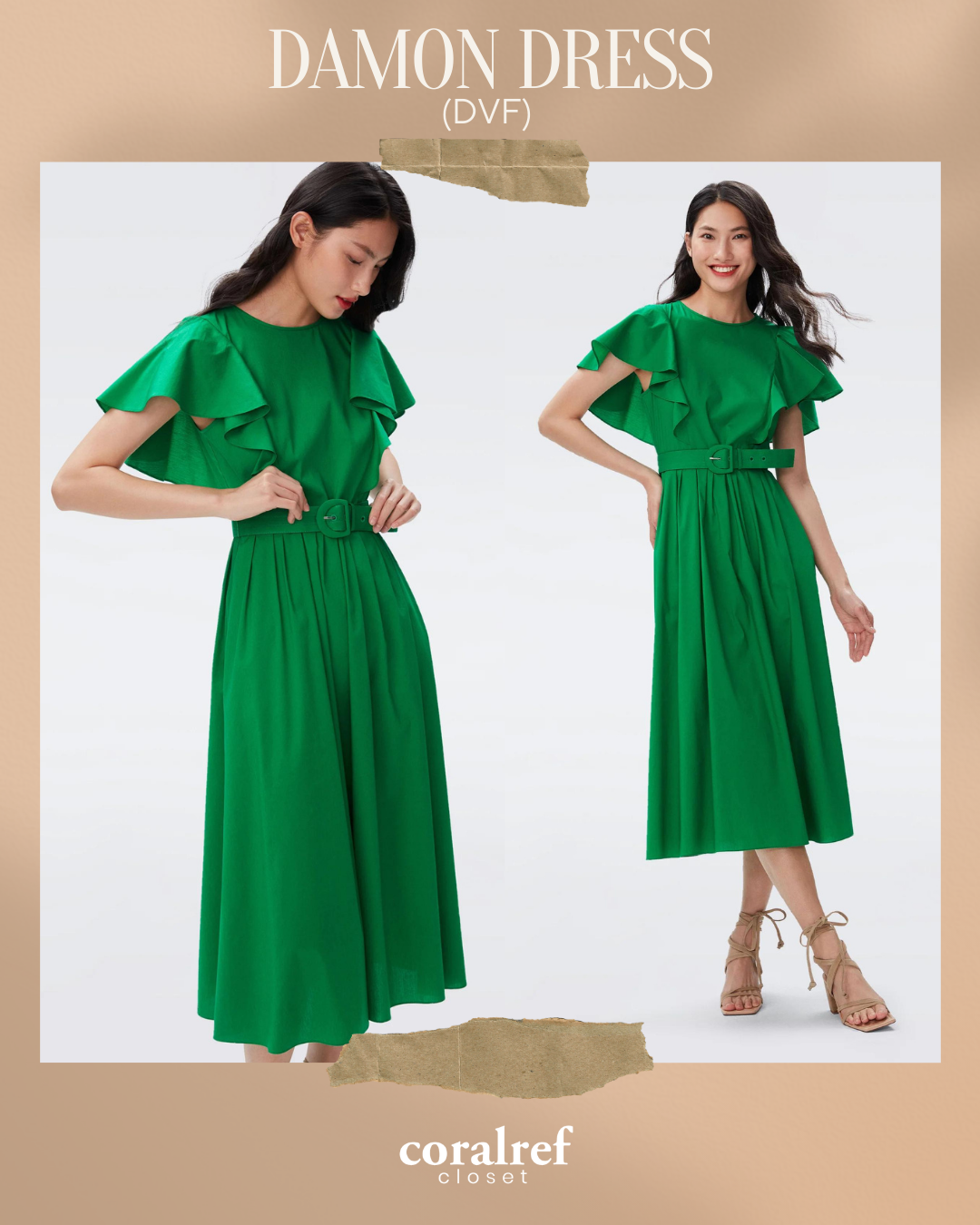 DVF Damon Midi Dress
