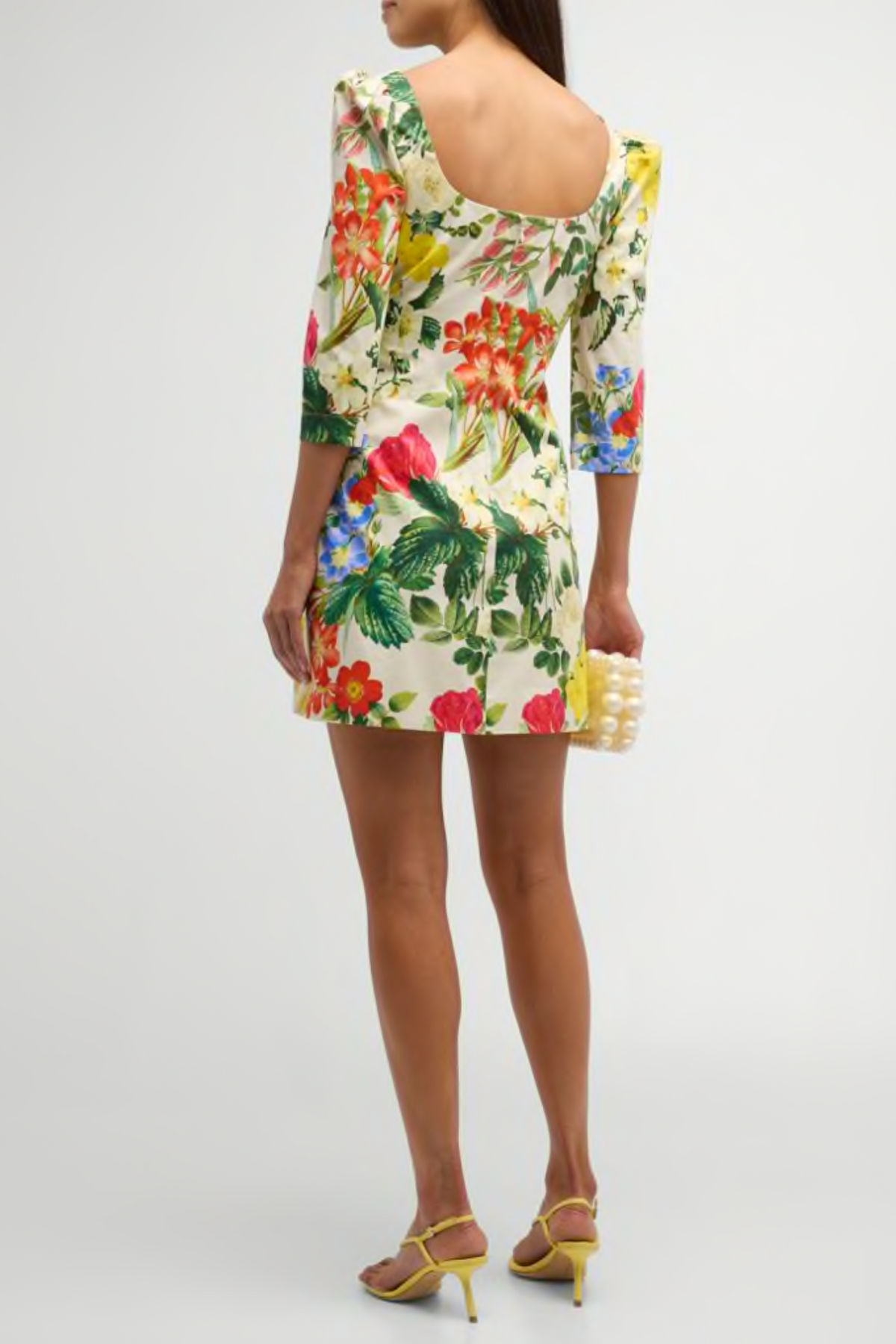 C Bellinda Floral Cotton Mini Dress