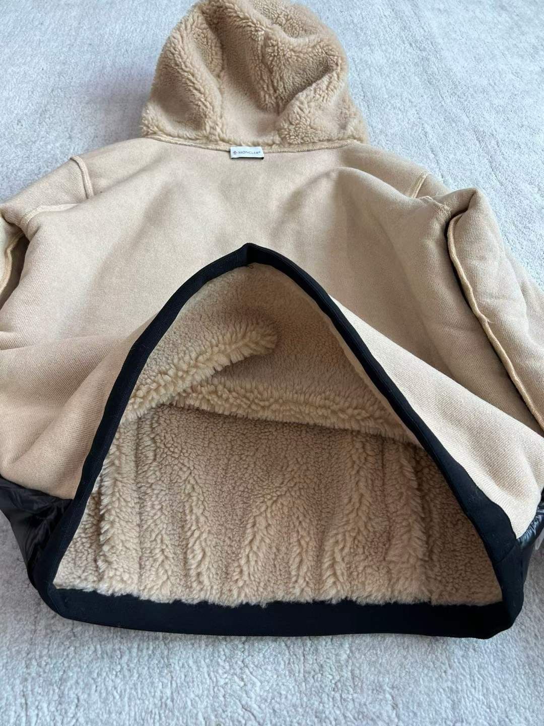 Mnclr Faux Shearling Hoodie