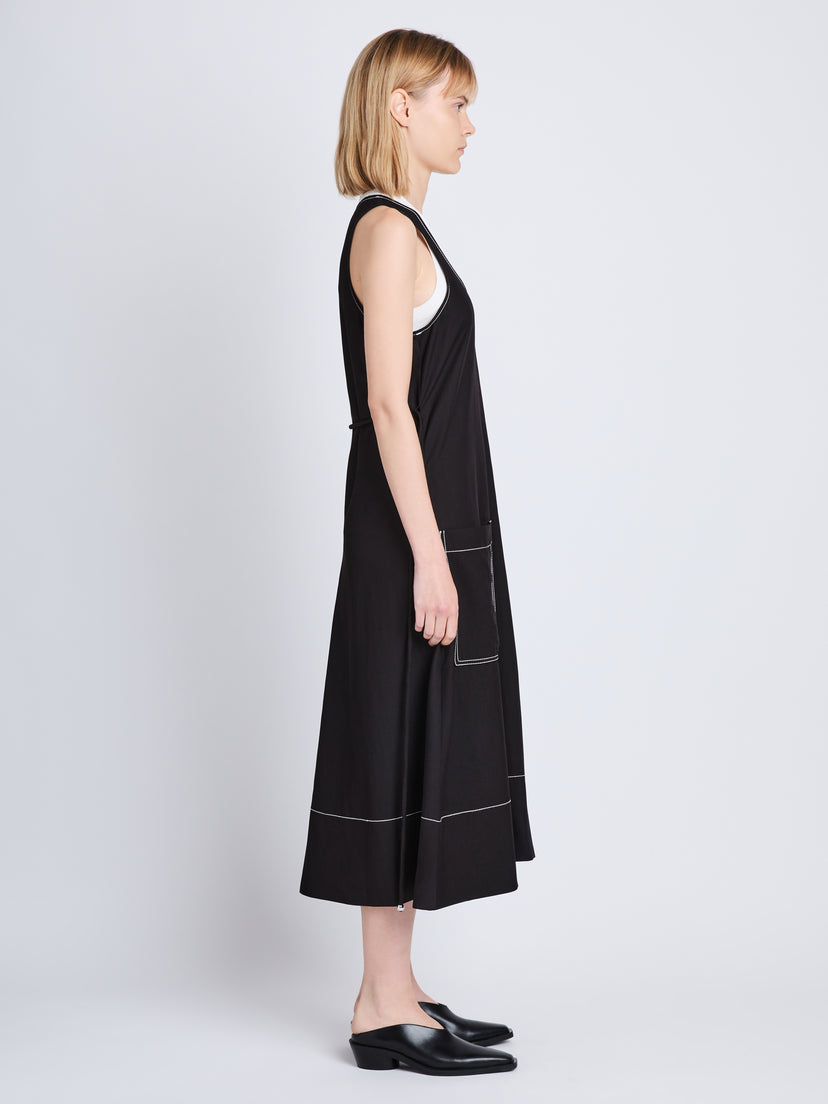 PS Lucy Midi Dress in Drapey Suiting