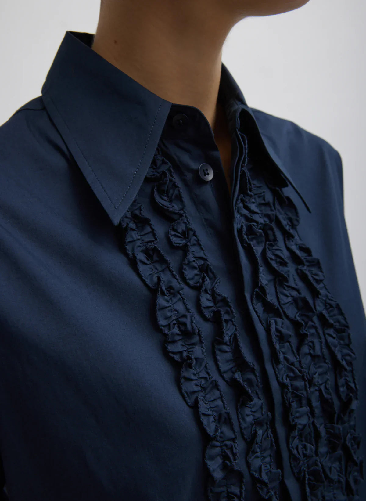 Tb Cotton Nylon Easy Tuxedo Shirt