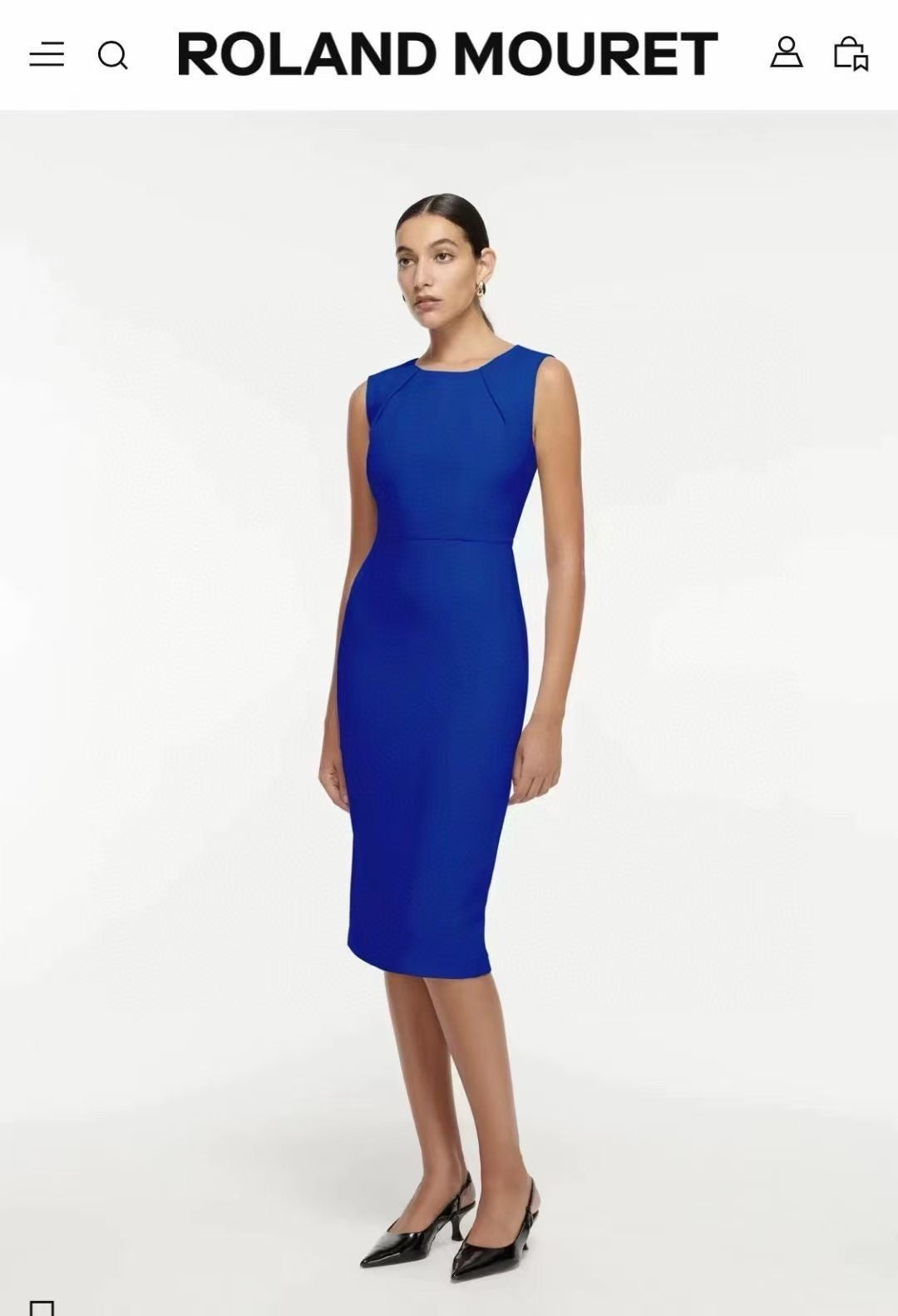 RM Wool Silk Midi Dress