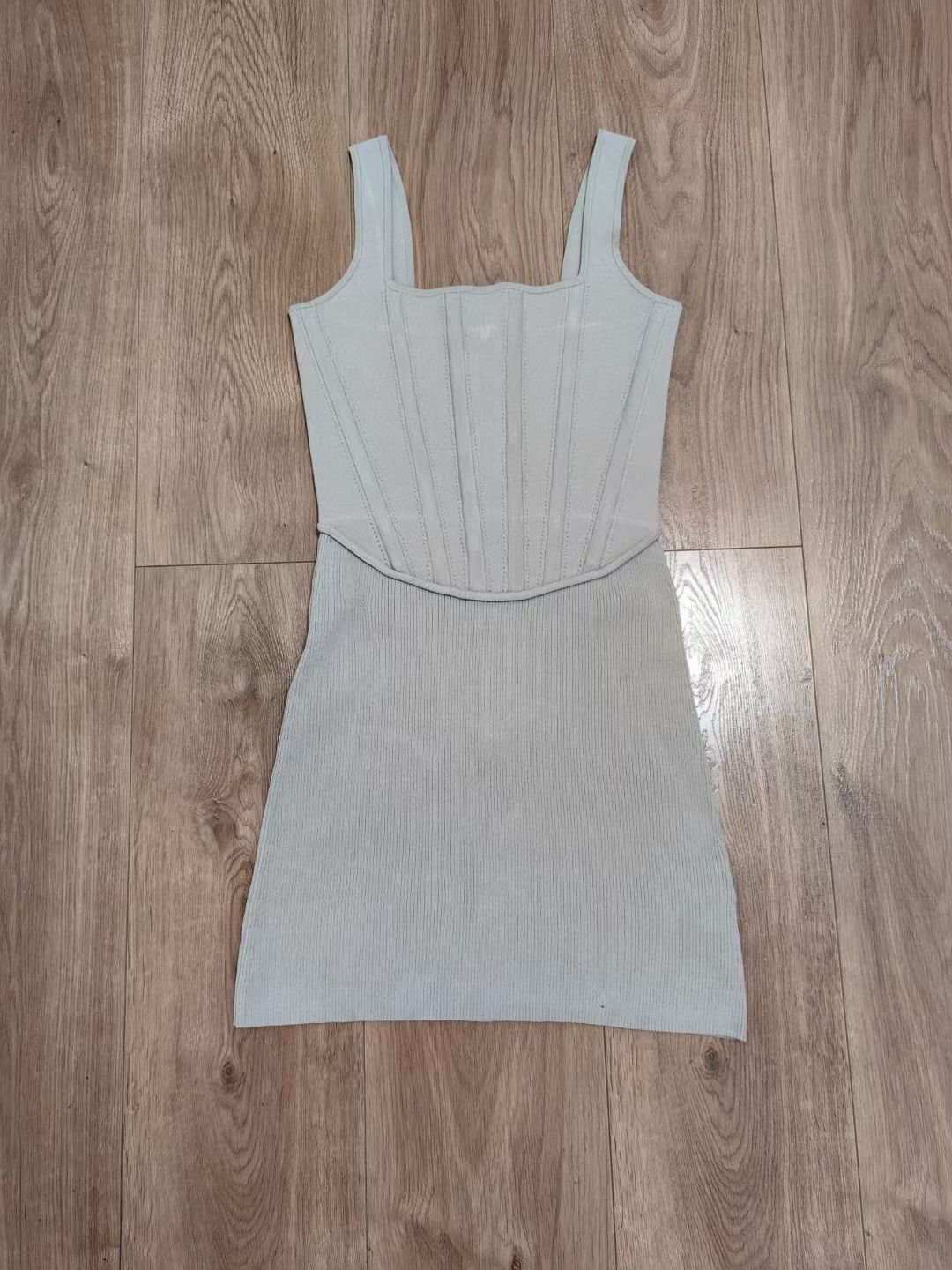 DL Pointelle Corset Mini Dress