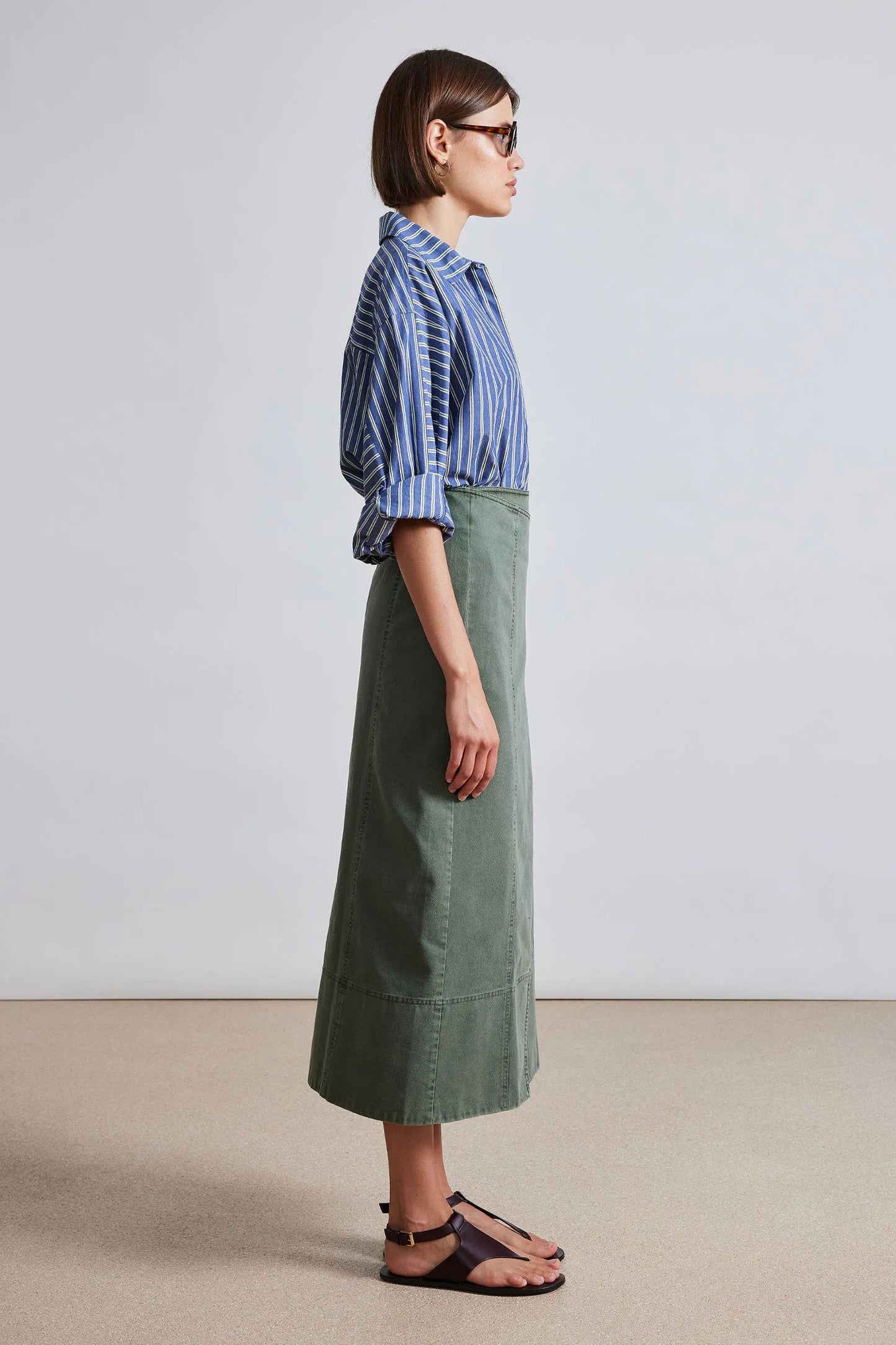 AA Lahiri Wrap Midi Skirt