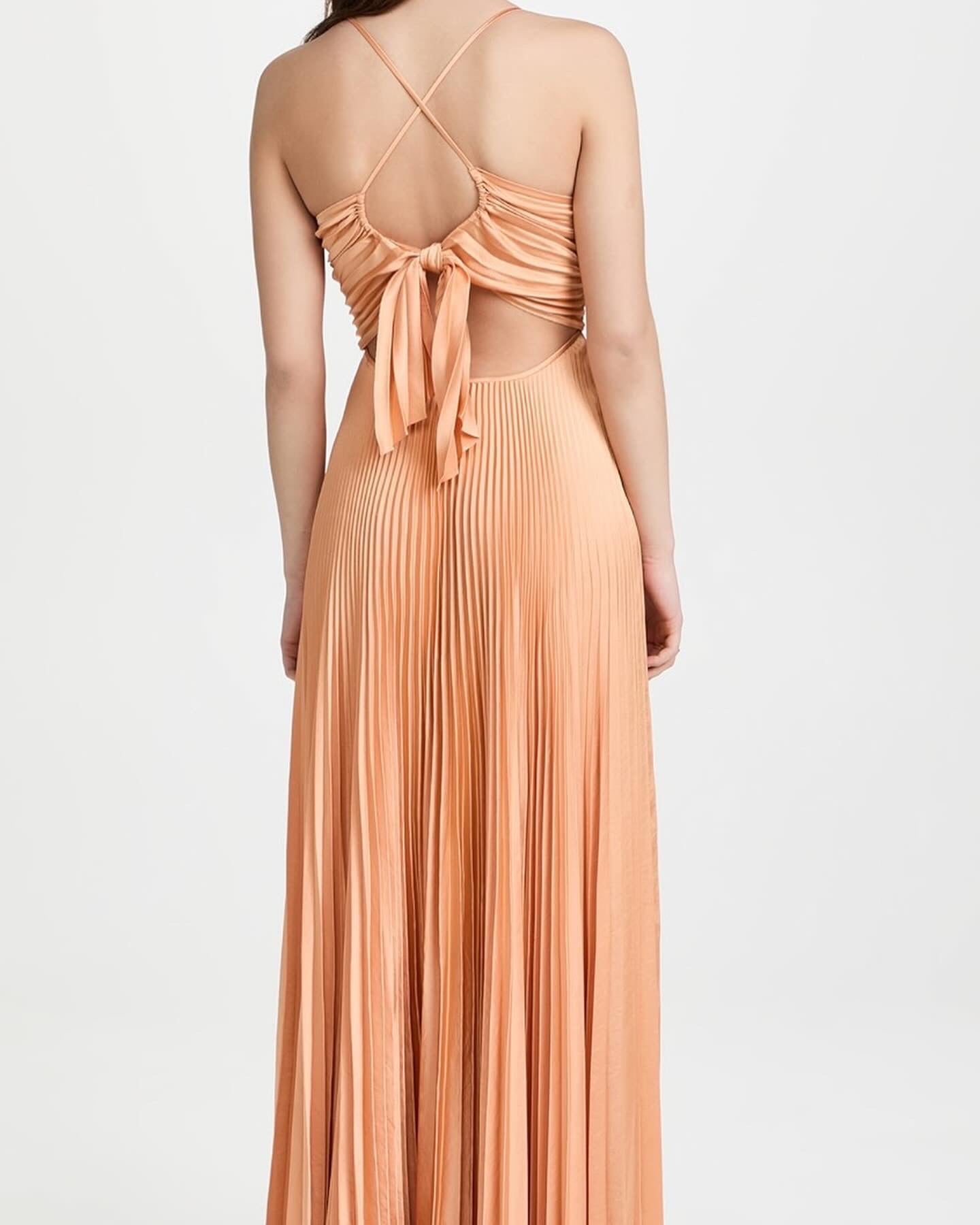 ALC Aries Pleated Maxi Dress