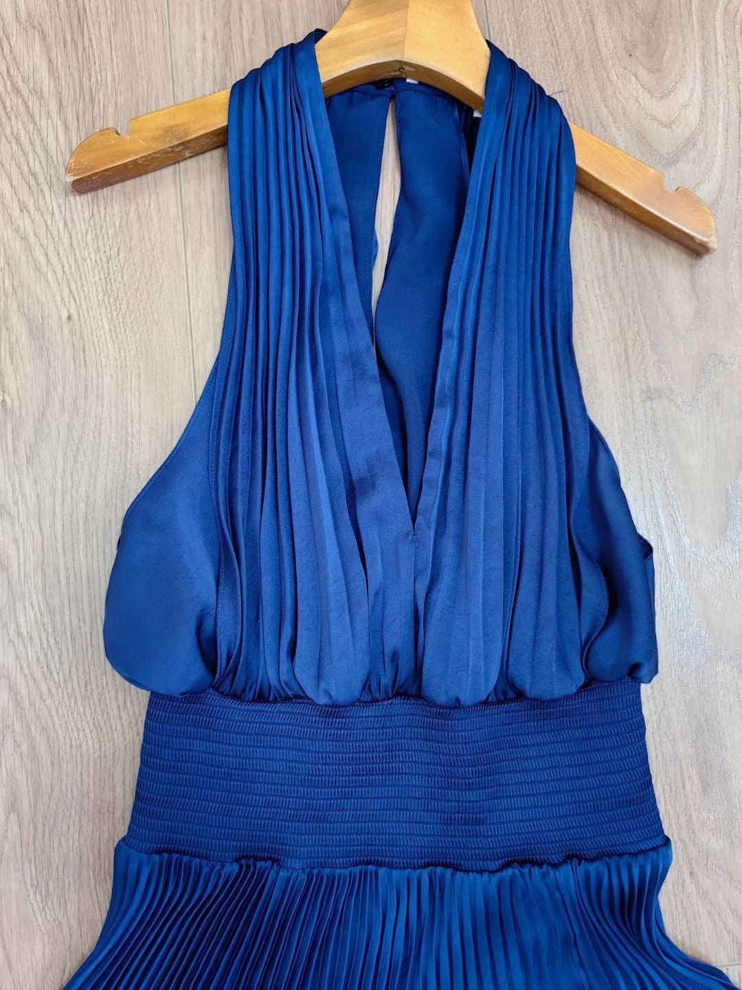 ALC Rose Satin Midi Dress