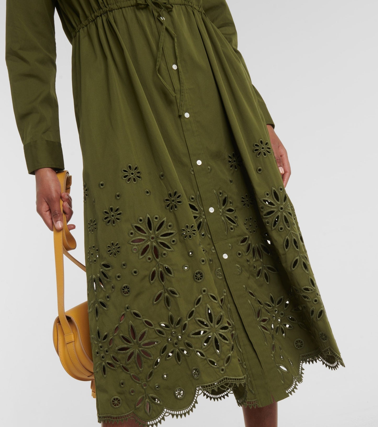 RL Eyelet Embroidered Shirtdress