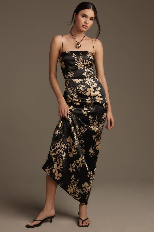 Ref Frankie Silk Maxi Dress