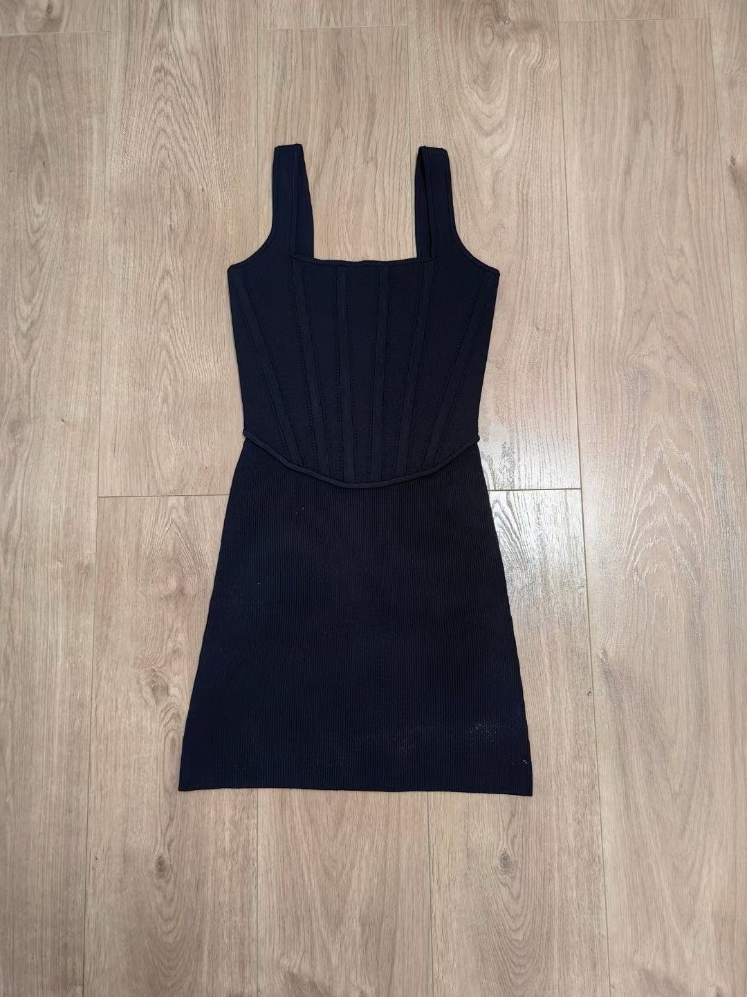 DL Pointelle Corset Mini Dress