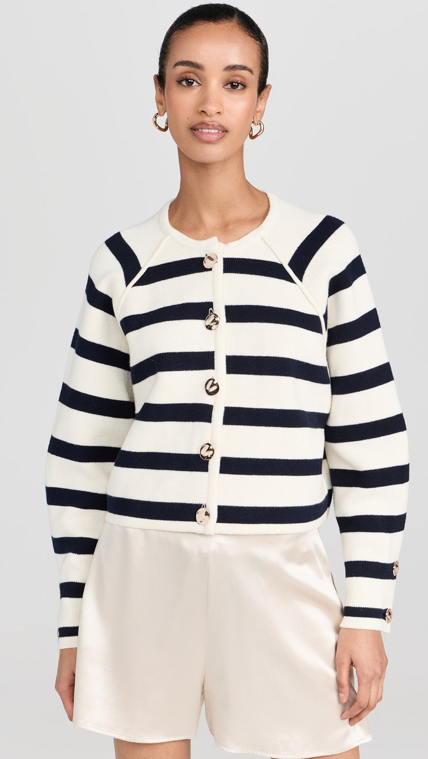 Bsh Massimo Striped Cardigan