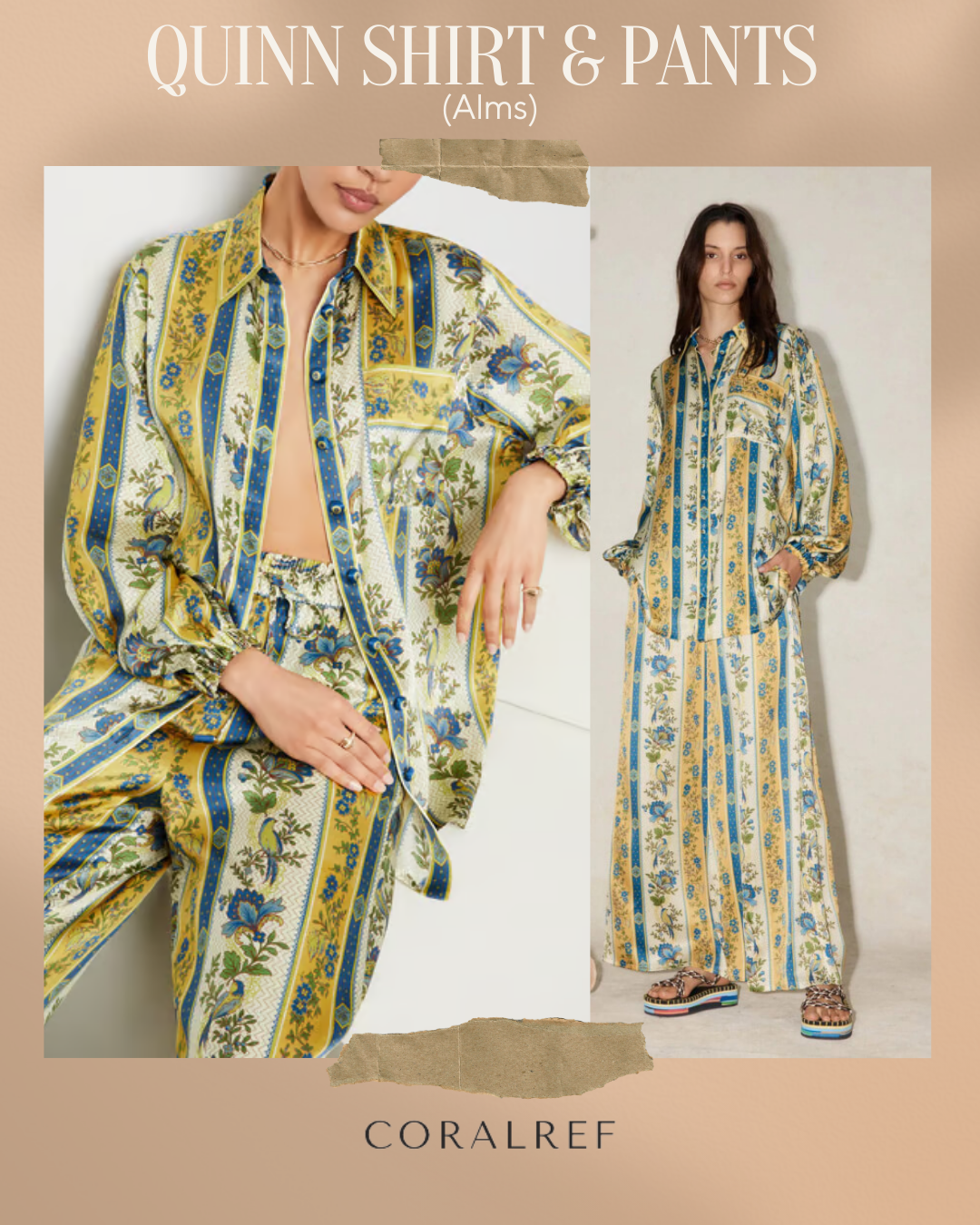 Alms Quinn Silk Shirt & Pants Set