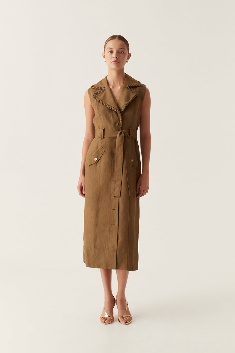 Aj Encompass Utility Midi Dress