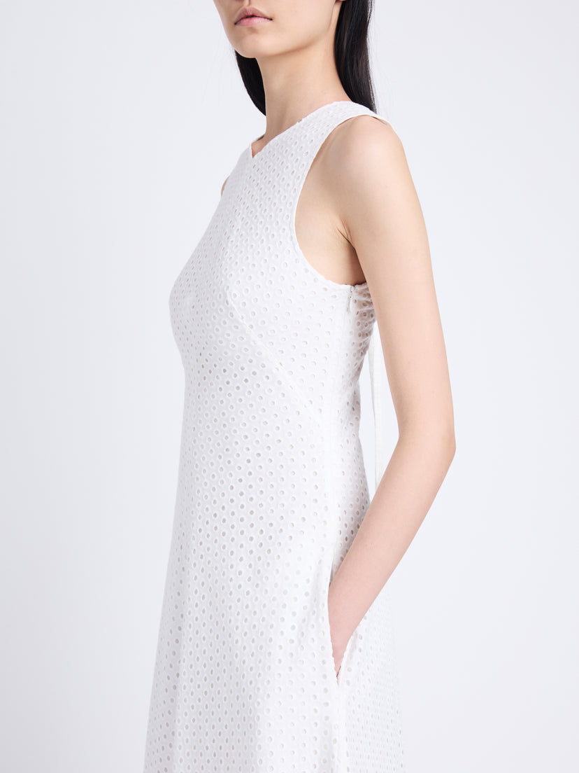 PS Juno Midi Dress in Broderie Anglaise