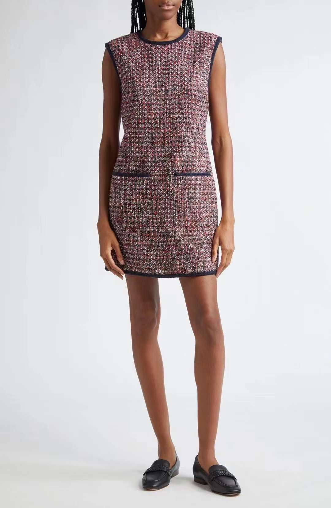 VB Ceres Metallic Tweed Jacket & Mini Dress