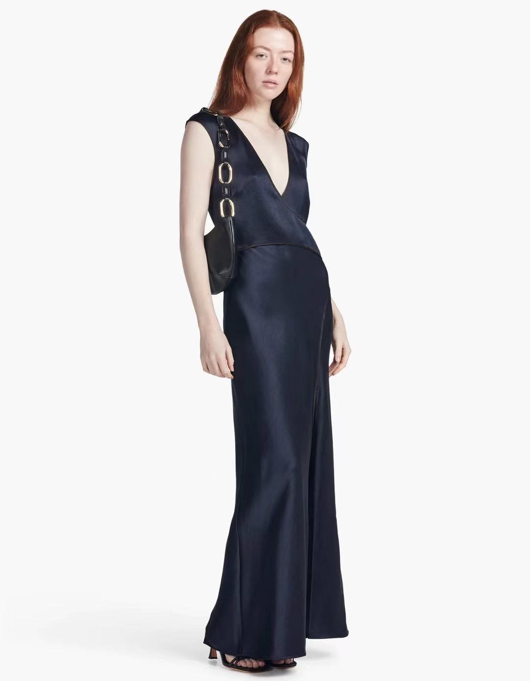 BB Kimberly Satin Maxi Dress