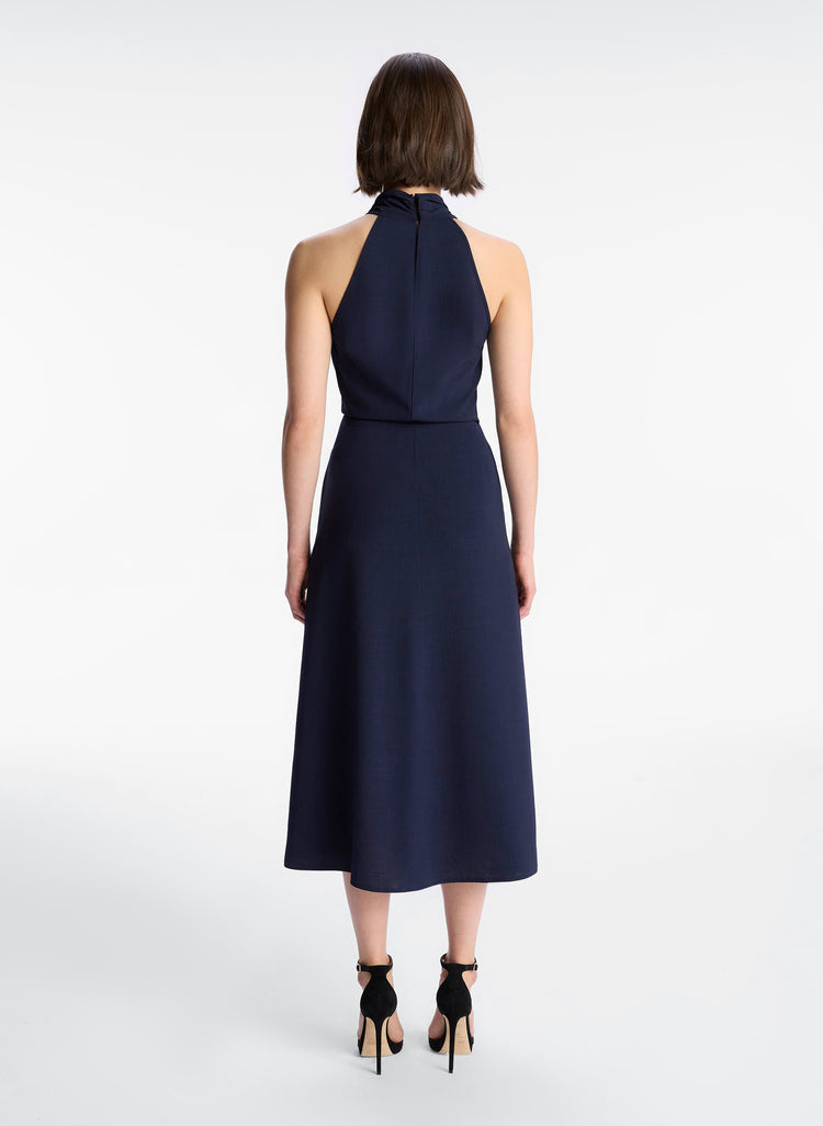 ALC Fiona Pleated Midi Dress