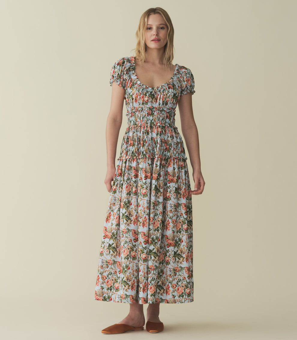 Dn Leanne Midi Dress - Calico Garden