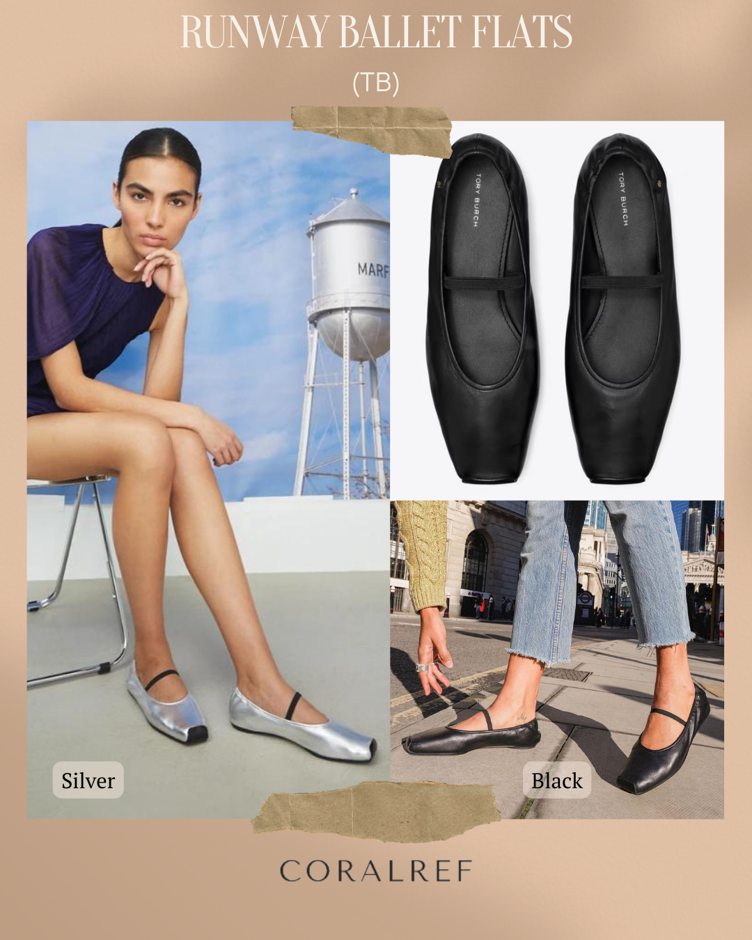 TB Runway Ballet Flats