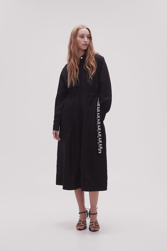 Aj Eternal Logo Midi Dress