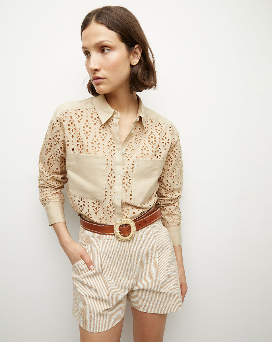 VB Aderes Cotton Eyelet Shirt