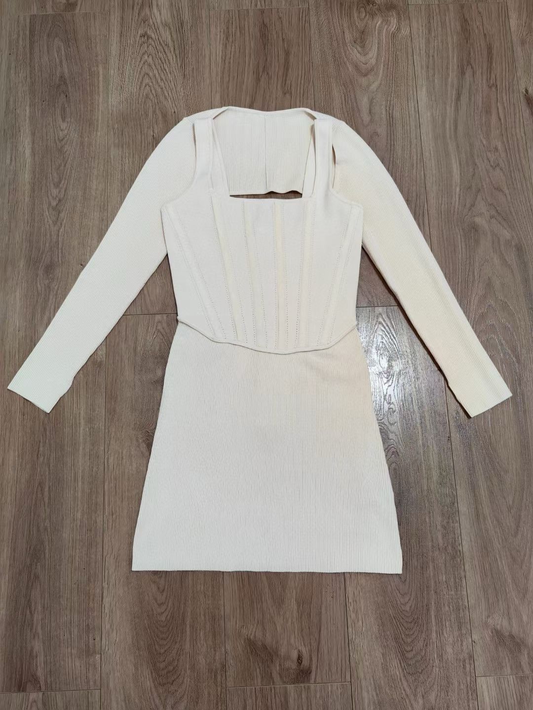 DL Pointelle Corset Mini Dress