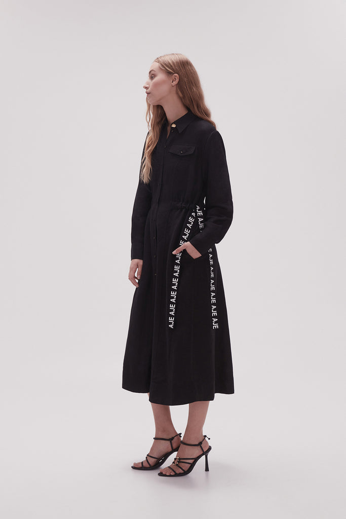 Aj Eternal Logo Midi Dress