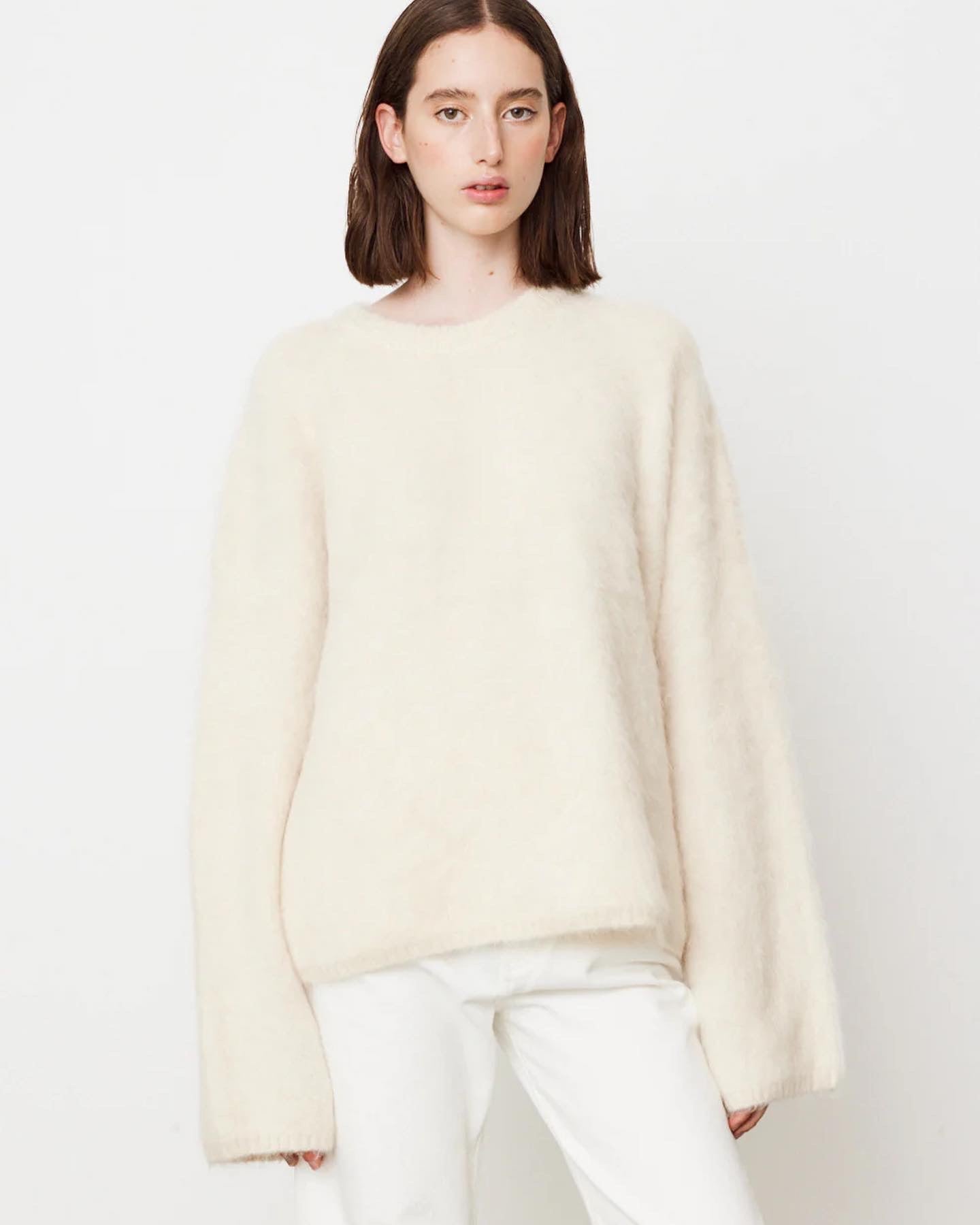 Ttm Boxy Alpaca Knit Sweater