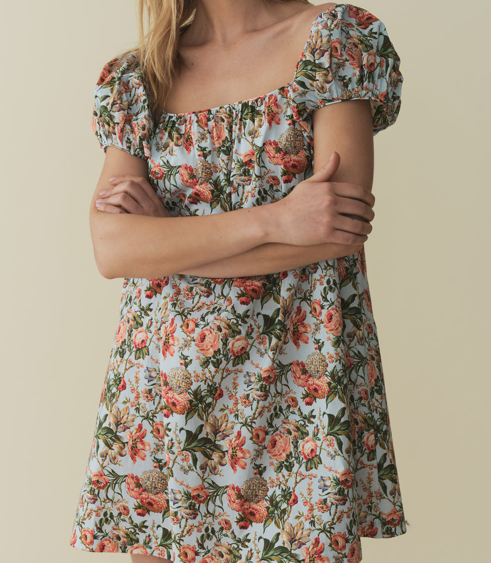 Dn Julie Mini Dress - Calico Garden