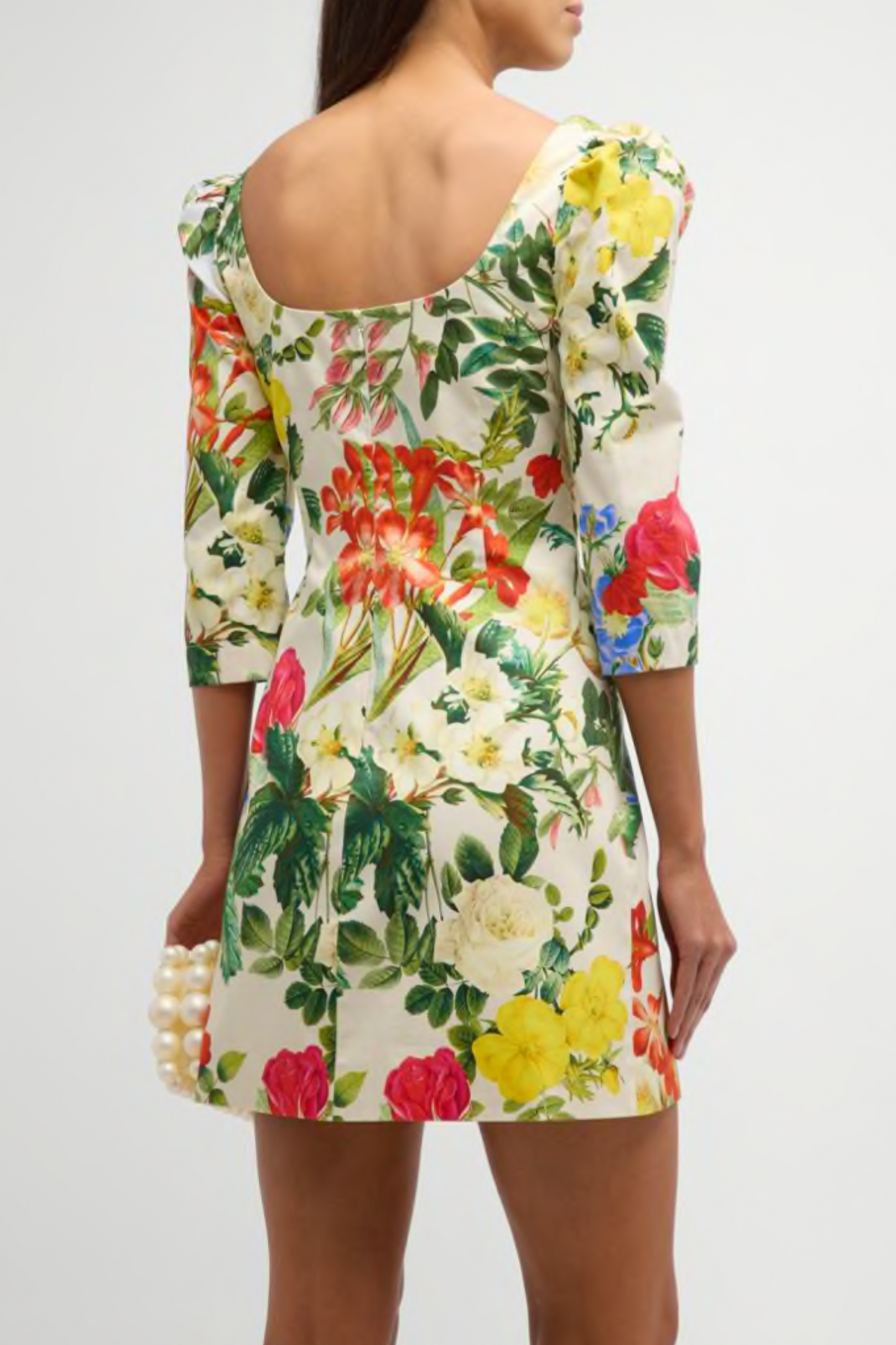 C Bellinda Floral Cotton Mini Dress